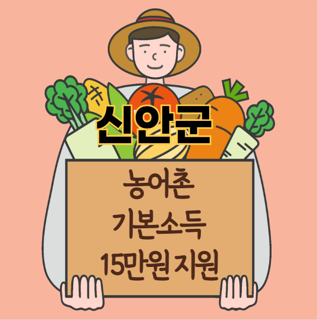신안군 농어촌 기본소득 15만원 신청 방법 및 지원 대상 (농촌·어촌 기본소득 시범사업)